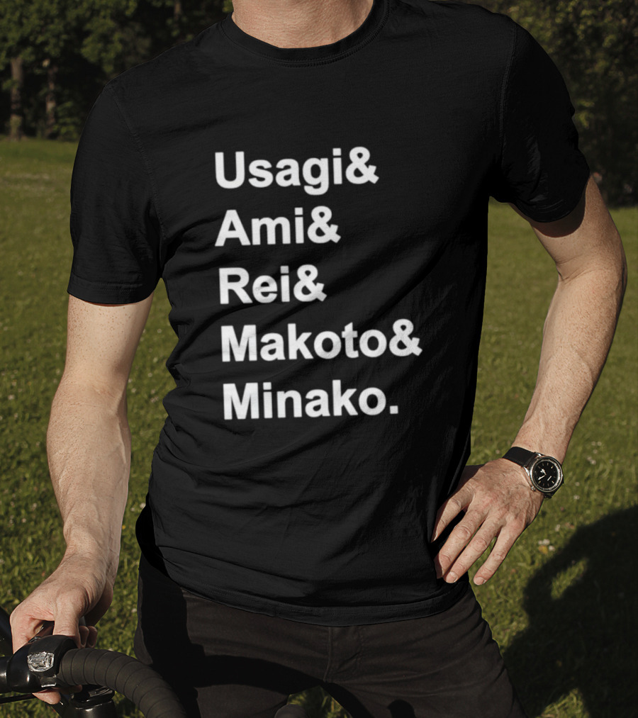 Sailor Moon Usagi Ami Rei Makoto Minako T-Shirt