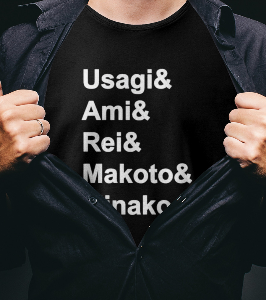 Sailor Moon Usagi Ami Rei Makoto Minako T-Shirt