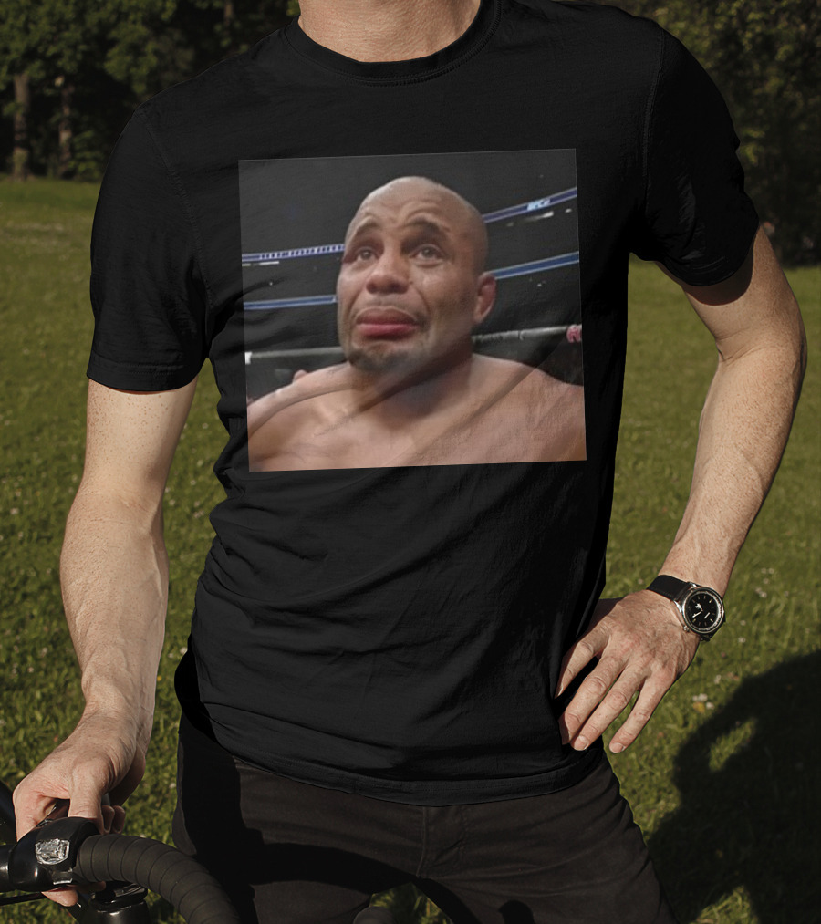Crying DC Jon Jones Meme Reaction UFC Fight Face T-Shirt
