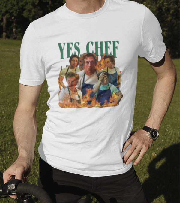 Yes Chef The Bear Jeremy Allen Fire T-Shirt