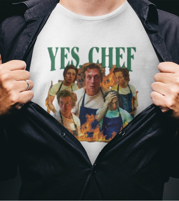 Yes Chef The Bear Jeremy Allen Fire T-Shirt