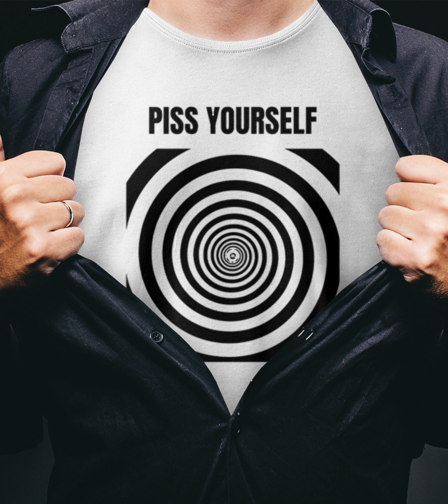 Sillyteestudio Piss Yourself Hypnotic Spiral T-Shirt