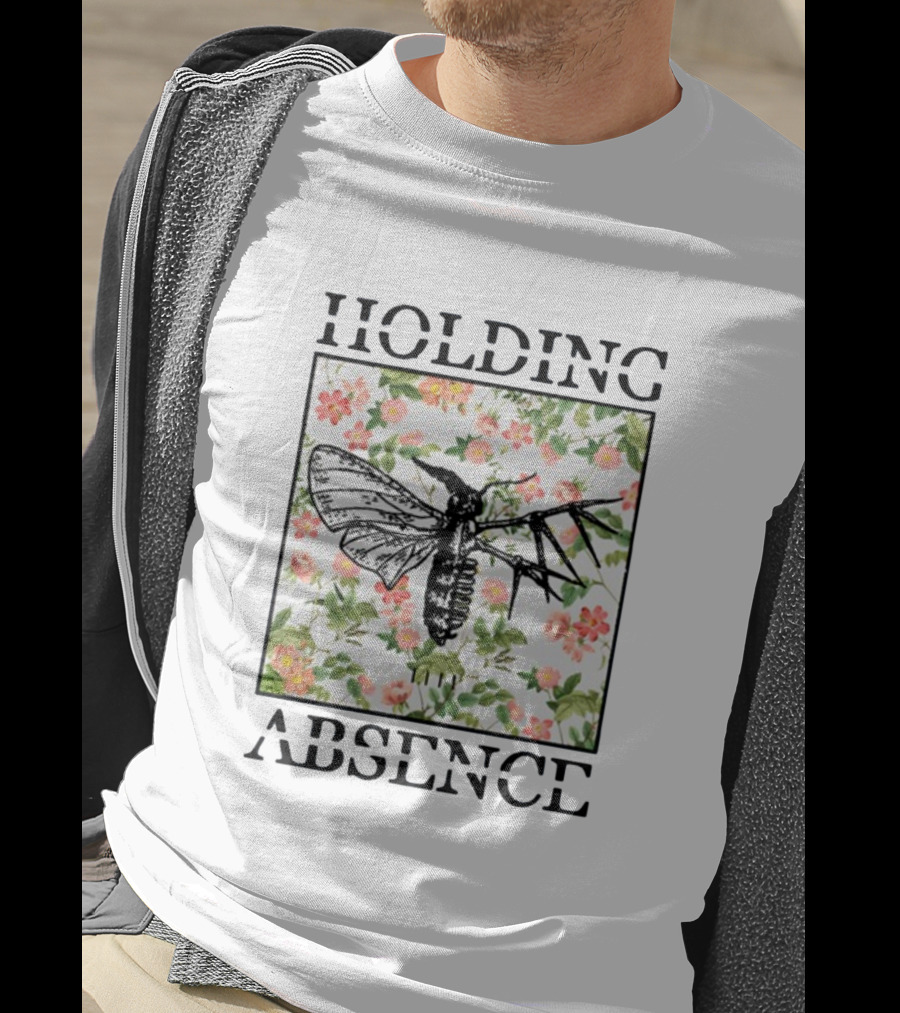 Holding Absence Box Moth Floral T-Shirt
