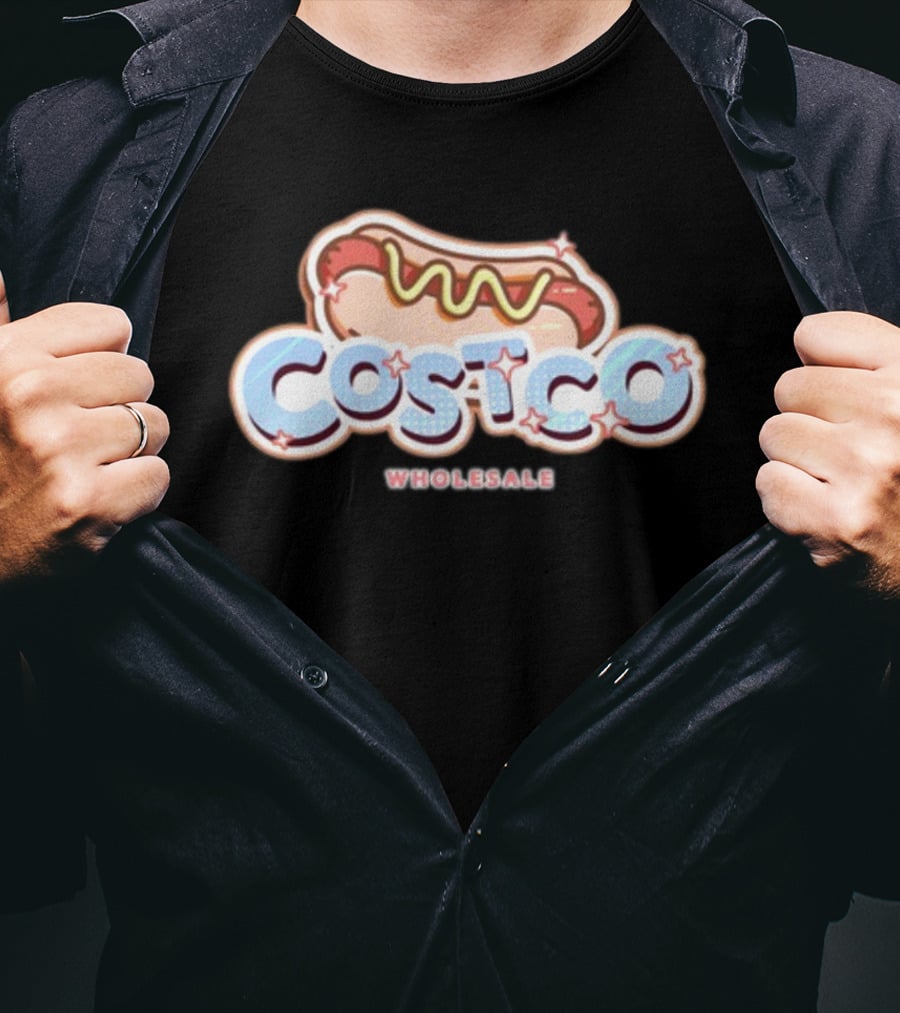 Costco Wholesale Hot Dog Vtuber T-Shirt