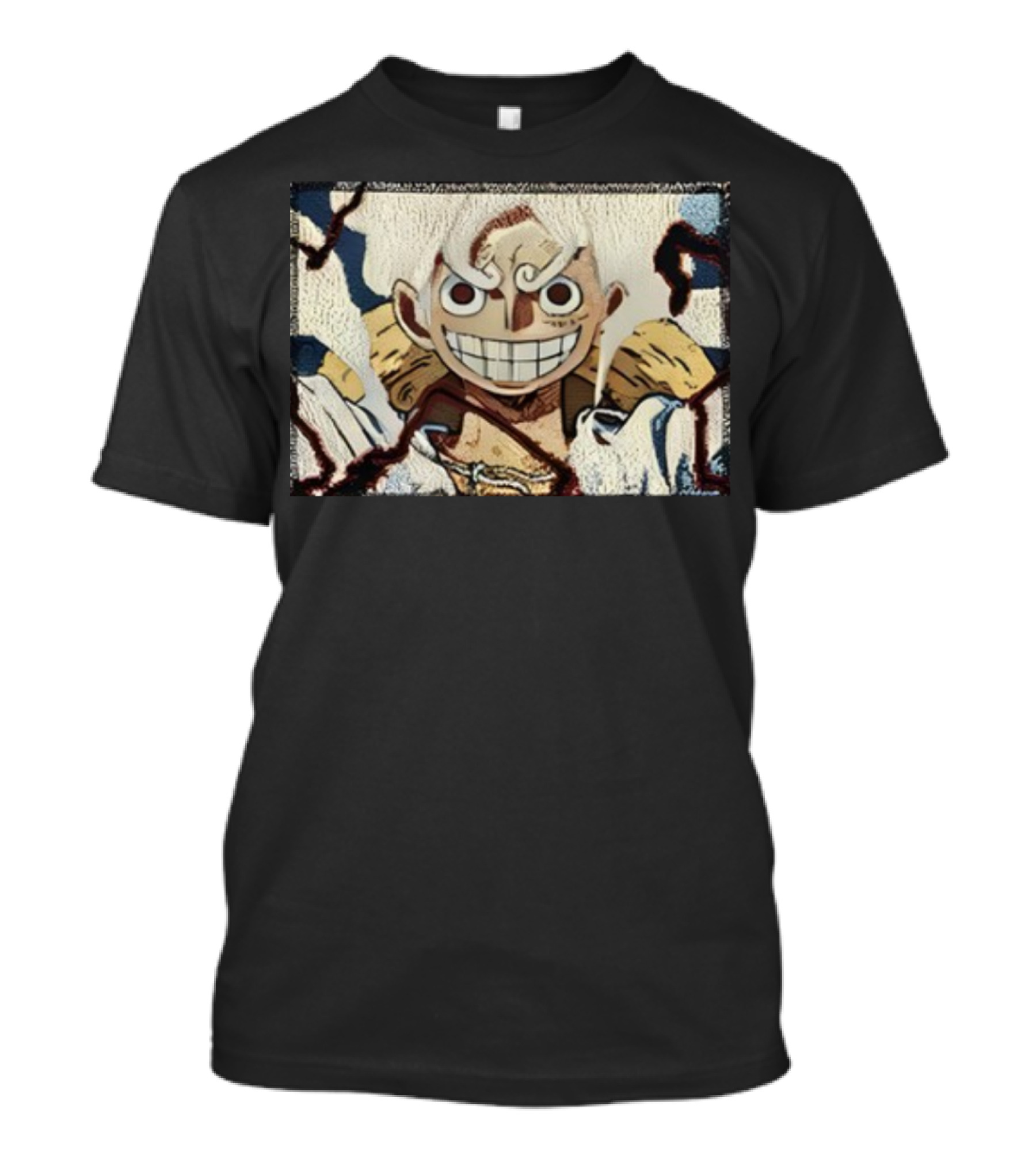 Max Holloway Gear 5 Luffy One Piece Anime Character T-Shirt