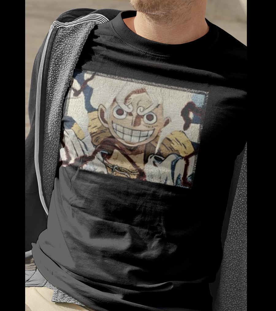 Max Holloway Gear 5 Luffy One Piece Anime Character T-Shirt