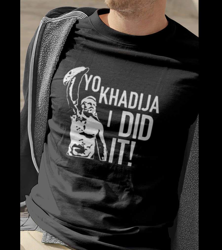 Sami Zayn's Yo Khadija I Did It Rocky Balboa T-Shirt