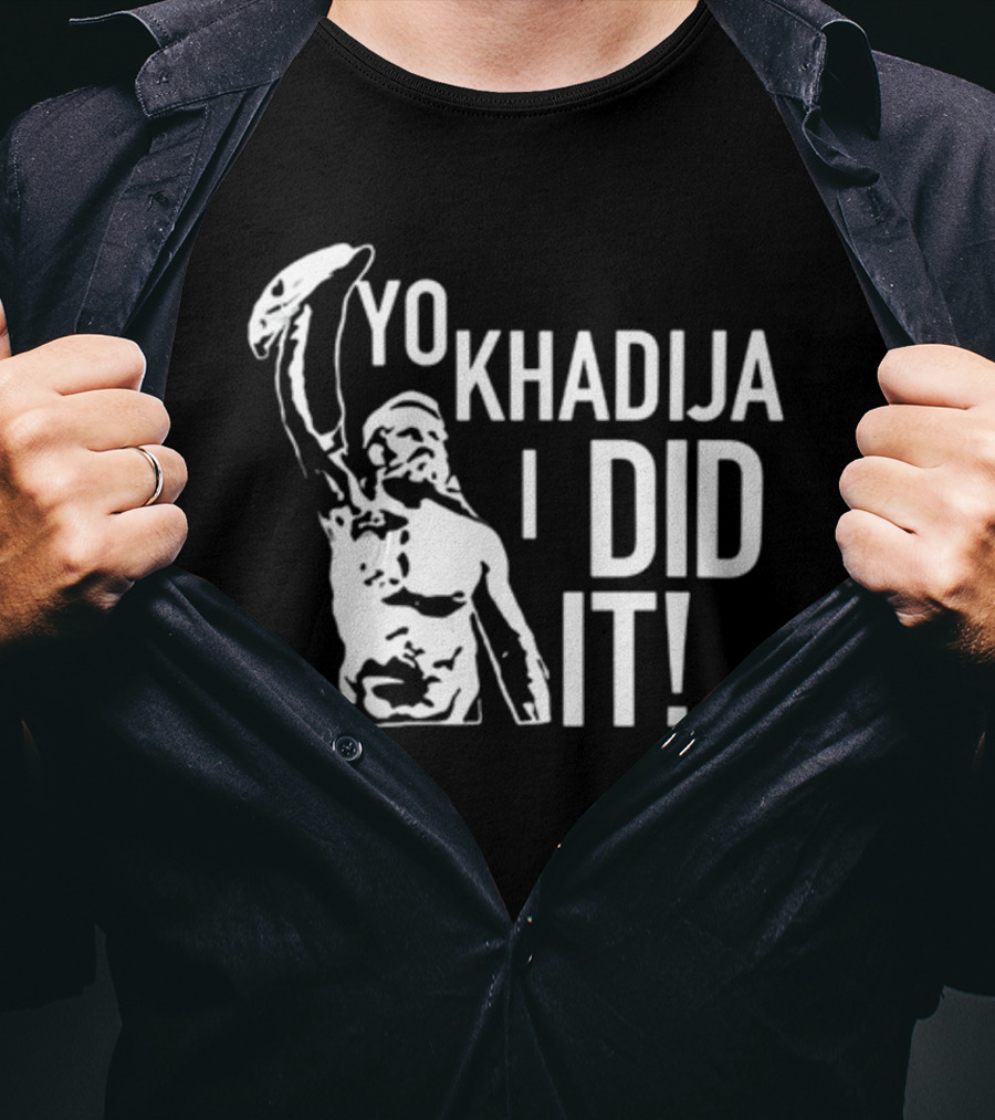 Sami Zayn's Yo Khadija I Did It Rocky Balboa T-Shirt