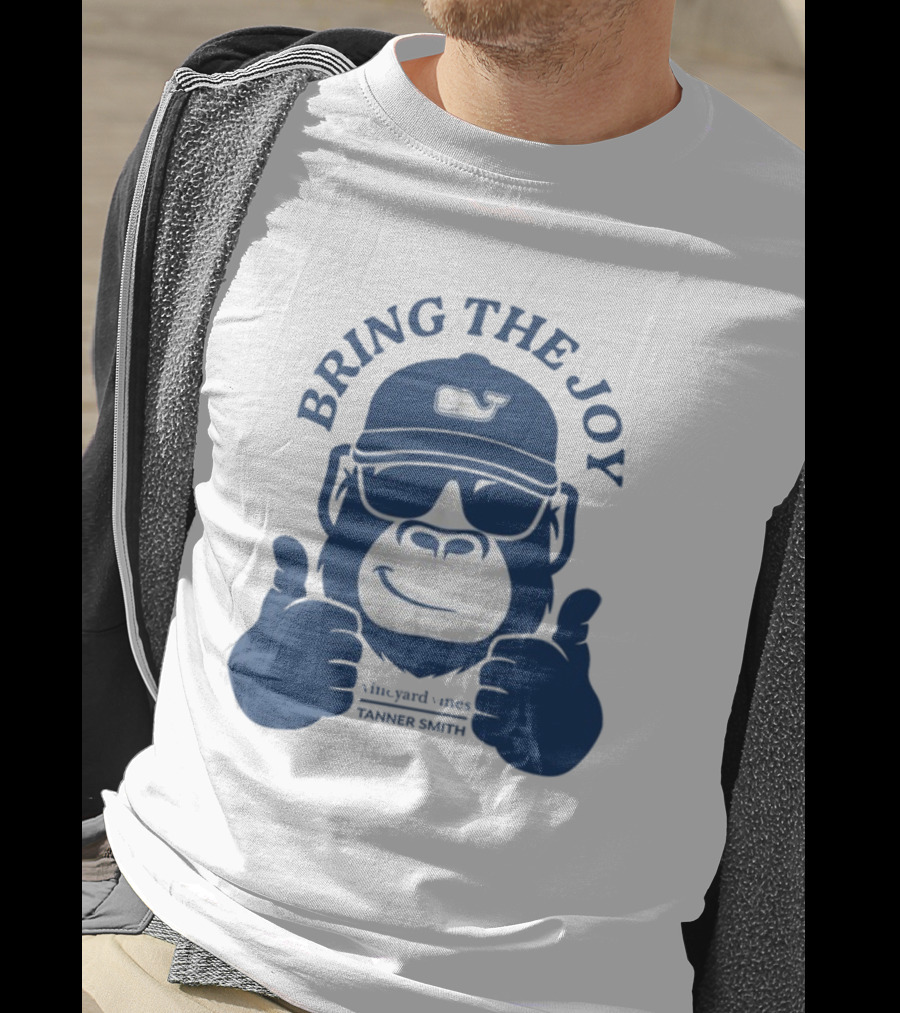 Bring The Joy Vineyard Vines Tanner Smith Whale Hat Sunglasses Gorilla T-Shirt
