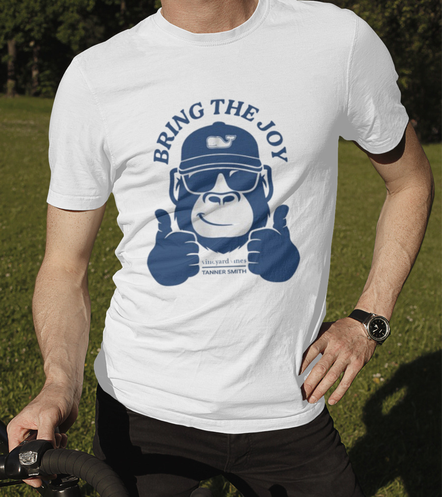 Bring The Joy Vineyard Vines Tanner Smith Whale Hat Sunglasses Gorilla T-Shirt