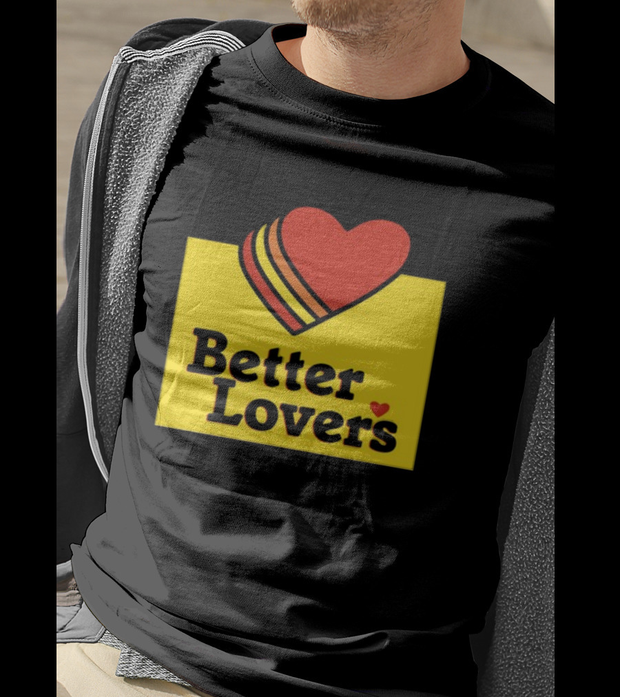 Better Lovers Heart Icon Valentines Day T-Shirt
