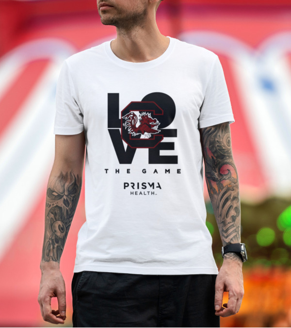 Premium T-Shirt: LOVE The Game Gamecocks Prisma Health T-Shirt LOVE The Game Gamecocks Prisma Health T-Shirt