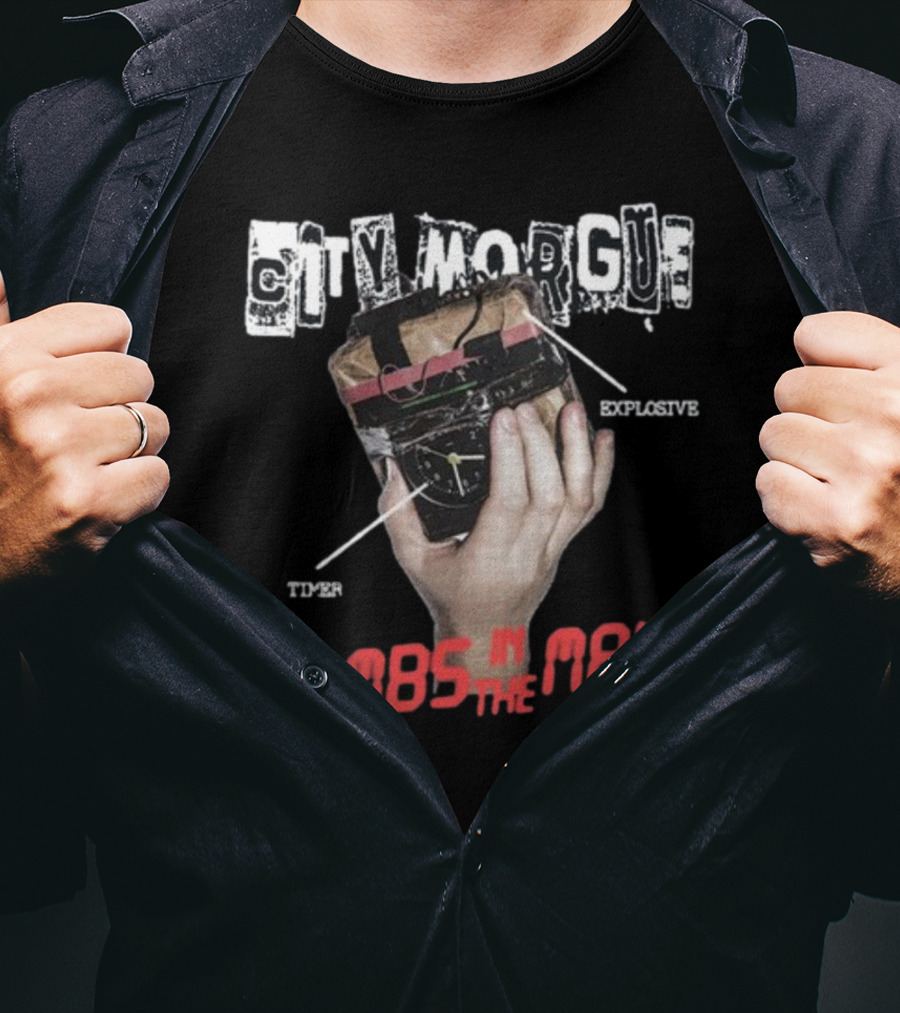 City Morgue Explosive Timer Bombs In The Mail T-Shirt