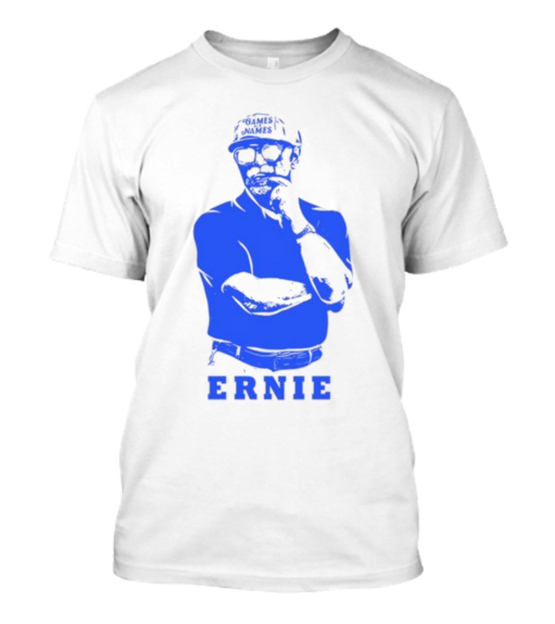 Games With Names Ernie Adams Iconic Blue T-Shirt