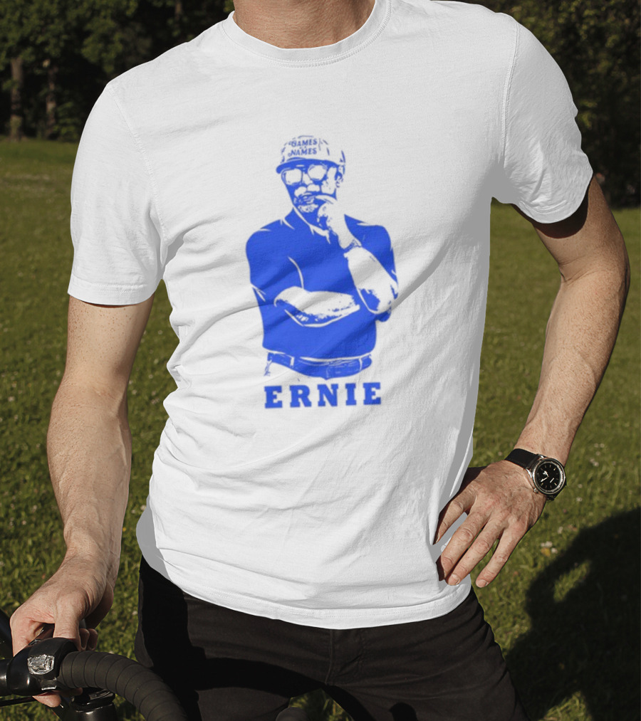 Games With Names Ernie Adams Iconic Blue T-Shirt