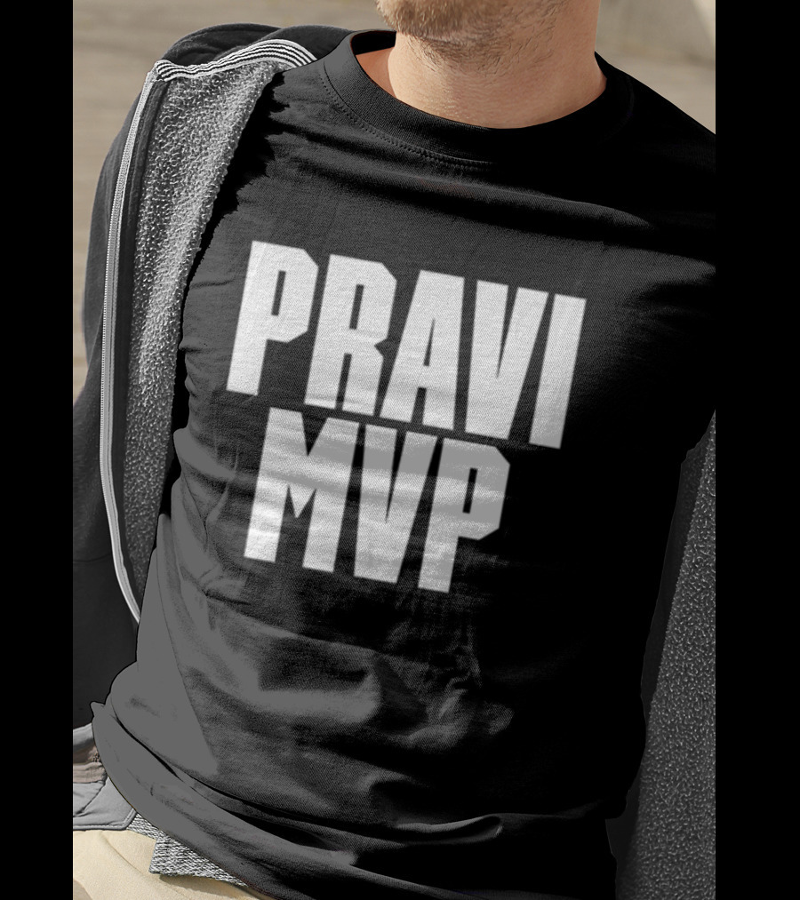 PRAVI MVP Bold Sports Enthusiast T-Shirt