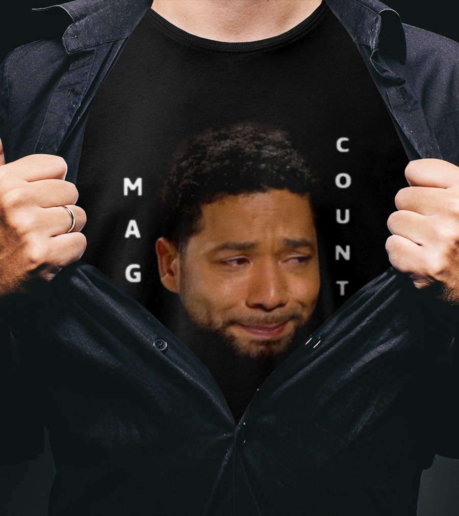 Hollaria Briden Jussie Smollett Crying Face Maga Country T-Shirt