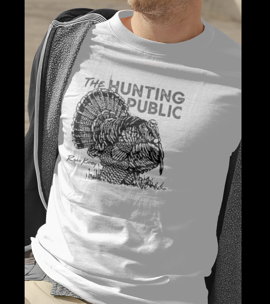 Ryan Kirby Turkey Art The Hunting Public Strutter T-Shirt