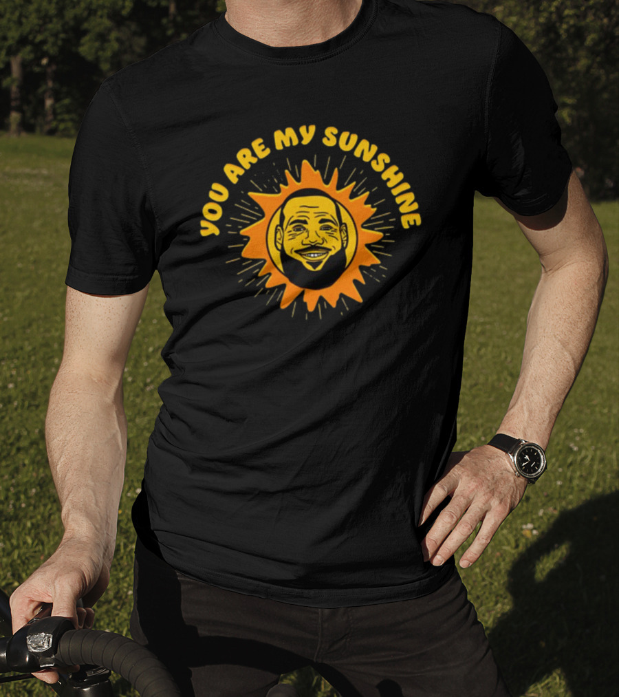 Shitheadsteve You Are My Sunshine Parody Face Inside Cartoon Sunburst T-Shirt