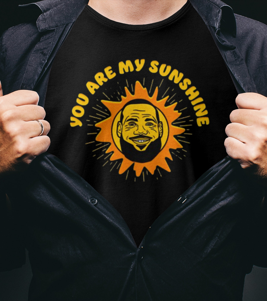 Shitheadsteve You Are My Sunshine Parody Face Inside Cartoon Sunburst T-Shirt