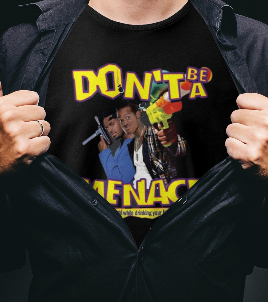 Channing Crowder Wearing Don't Be A Menace To South Central While Drinking Your Juice In The Hood T-Shirt