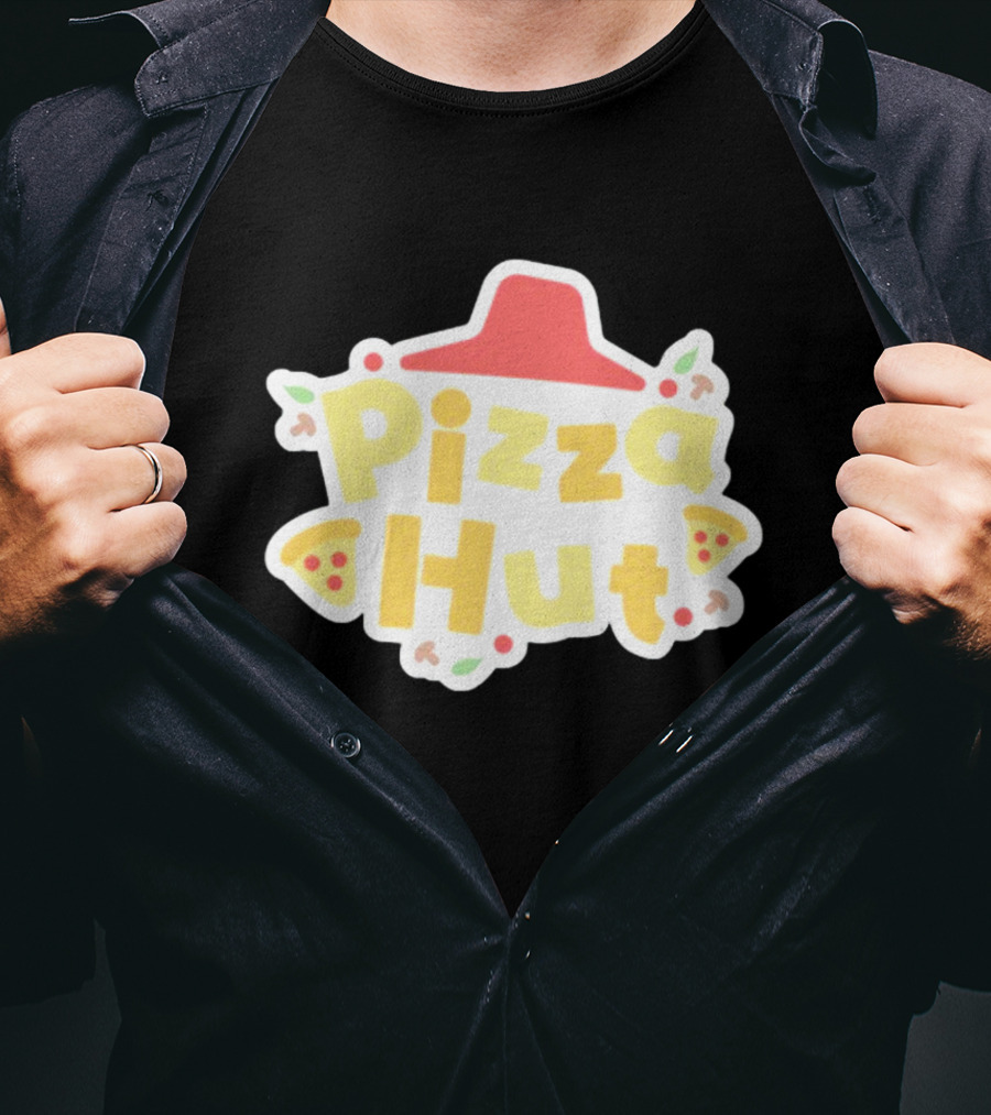 Pizza Hut Vtuber Style Playful T-Shirt