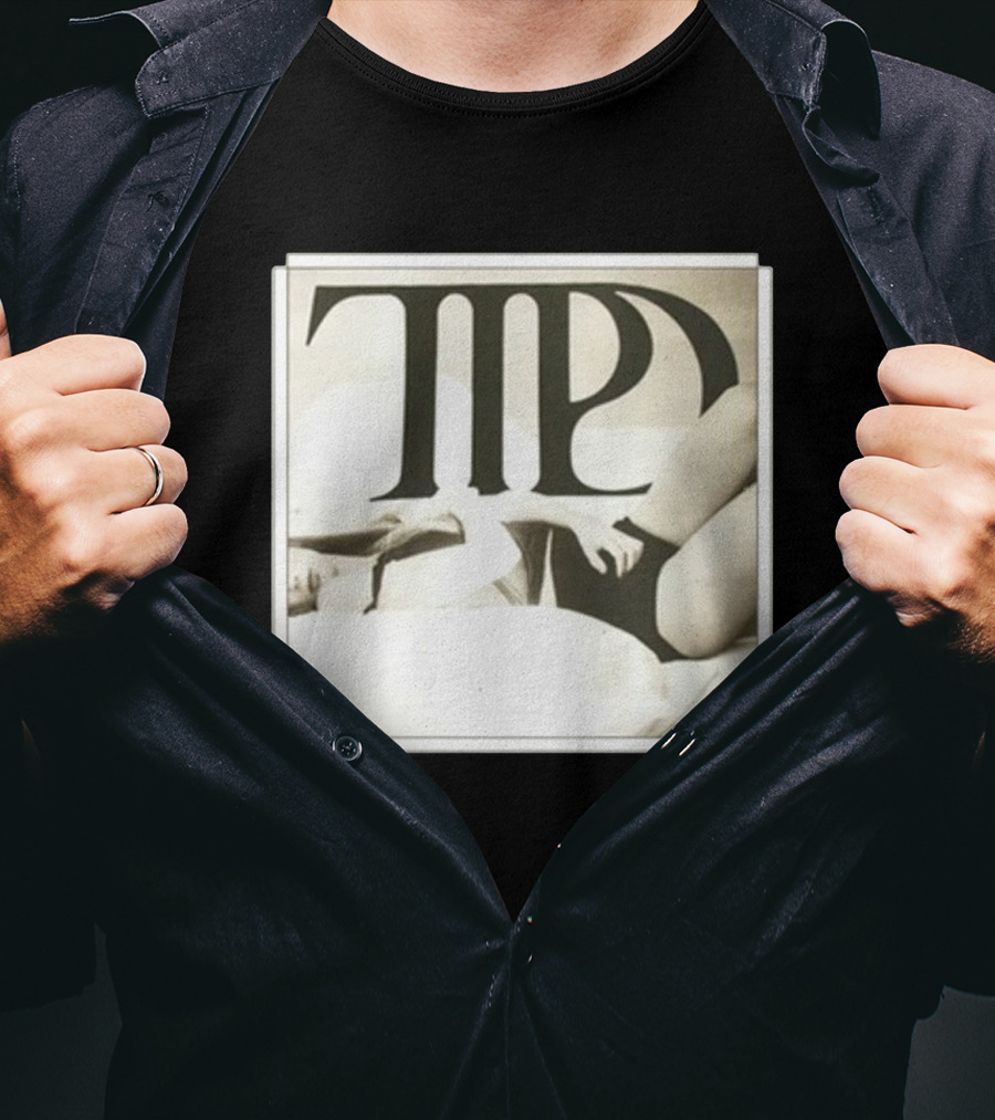 Ttpd The Tortured Poets Department Black And White Lying Woman T-Shirt