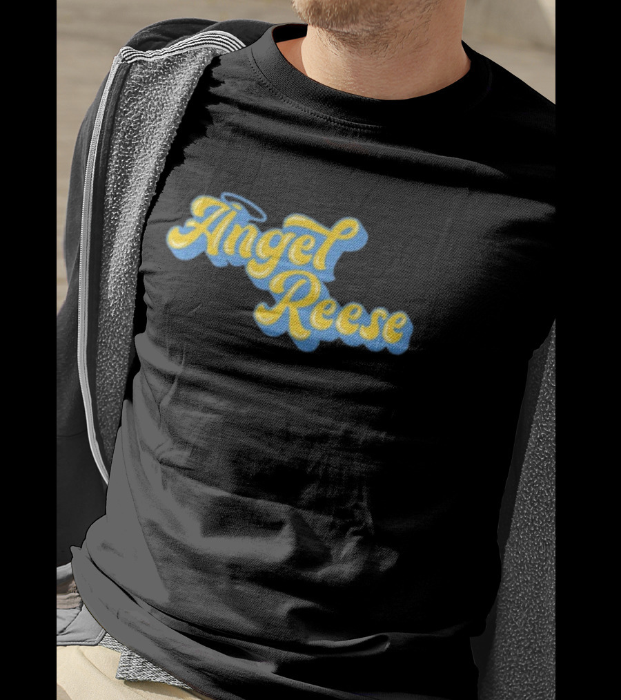 Angel Reese Limited Chicago Sky Text T-Shirt