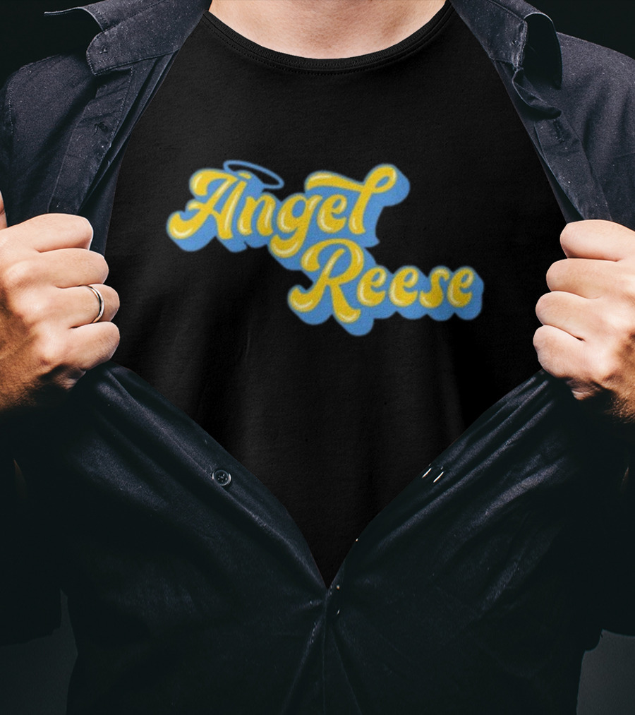 Angel Reese Limited Chicago Sky Text T-Shirt