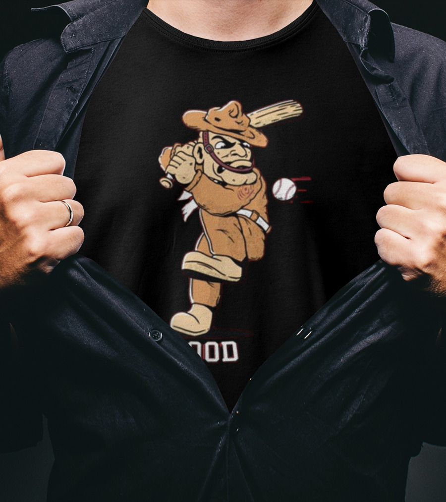 Tam Baseball Good Cowpoke Batter Action T-Shirt