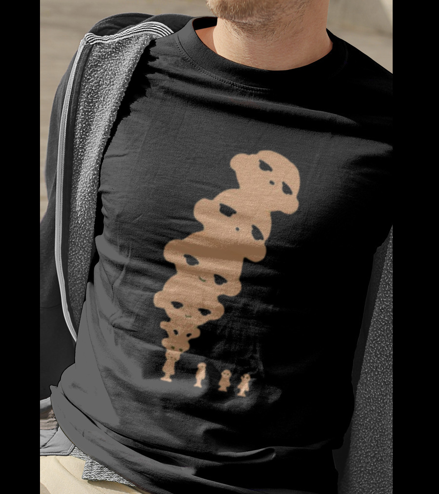 Impoppy Baby Head Gradient Faces T-Shirt