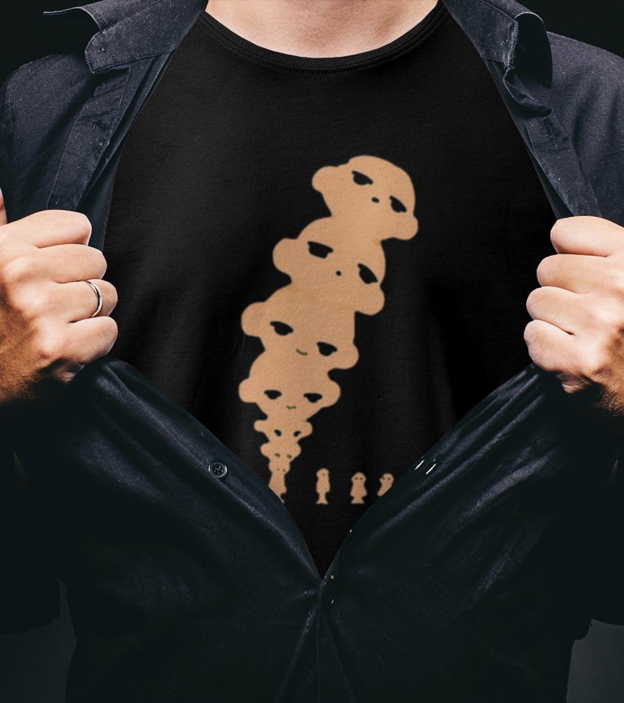 Impoppy Baby Head Gradient Faces T-Shirt