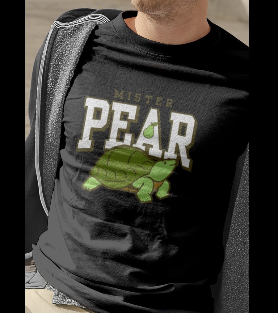 Mister Pear Turtle Varsity T-Shirt