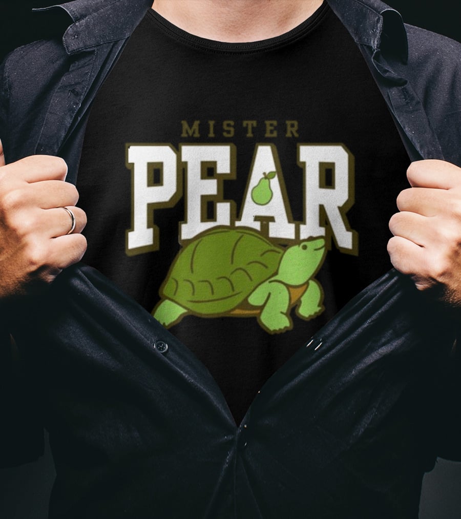 Mister Pear Turtle Varsity T-Shirt