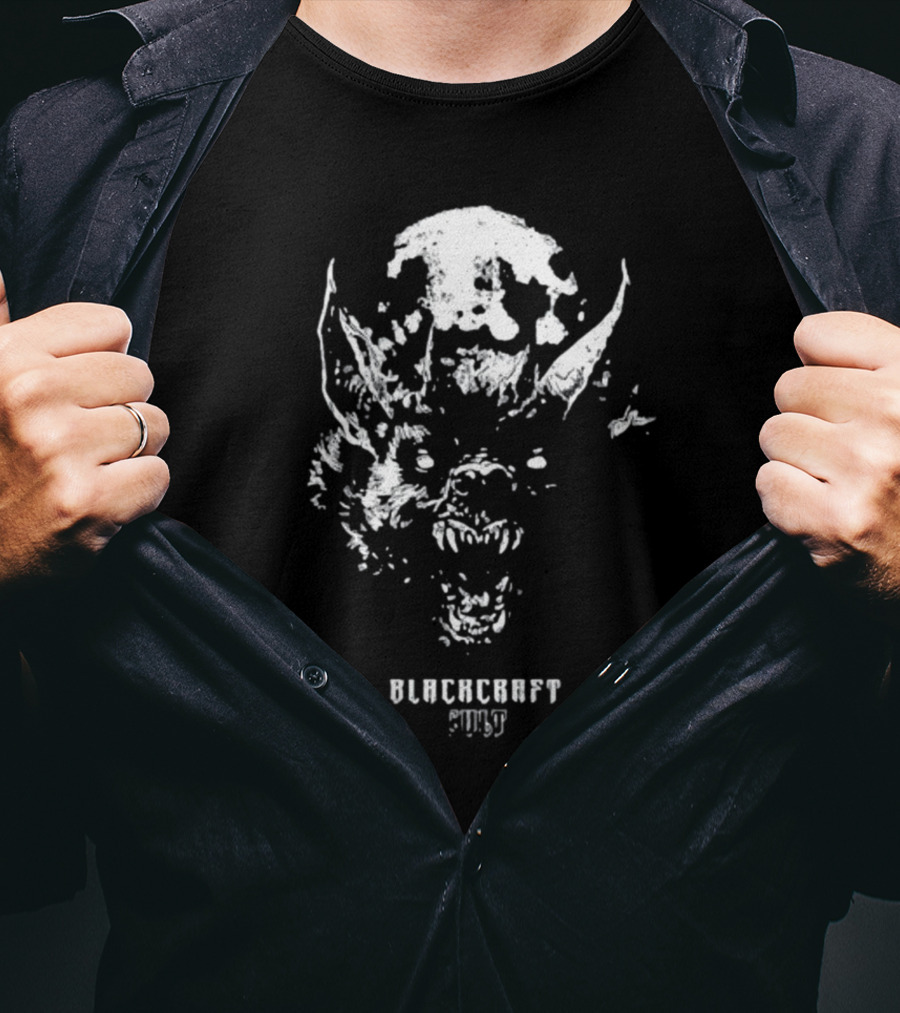 Blackcraftcult Spooky Bat Face T-Shirt