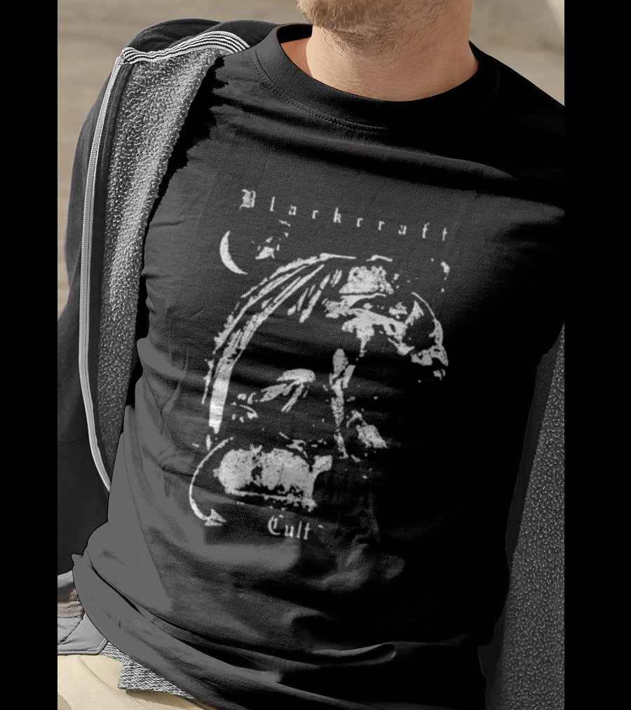 Blackcraft Cult Gargoyle Artwork Dark Aesthetic T-Shirt