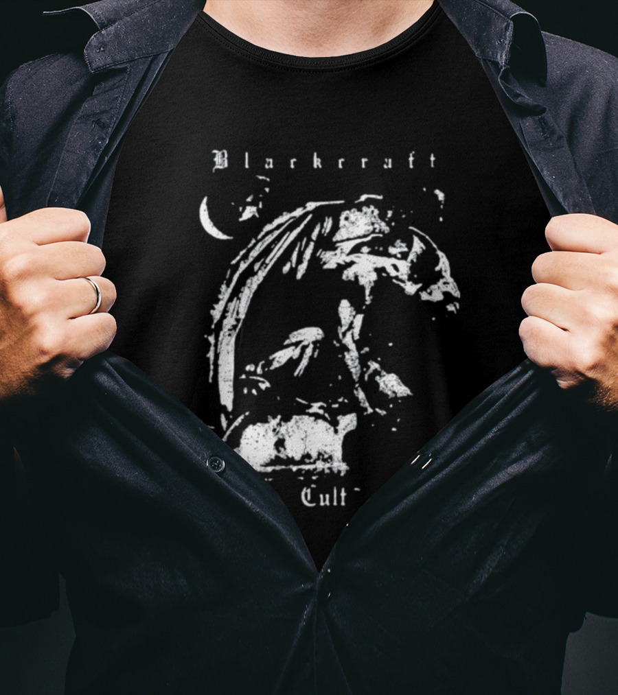Blackcraft Cult Gargoyle Artwork Dark Aesthetic T-Shirt