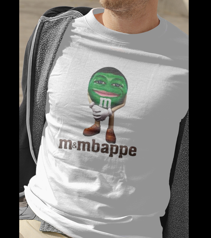 Kylian Mbappe M&Mbappe Green Character T-Shirt
