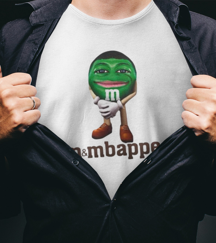 Kylian Mbappe M&Mbappe Green Character T-Shirt