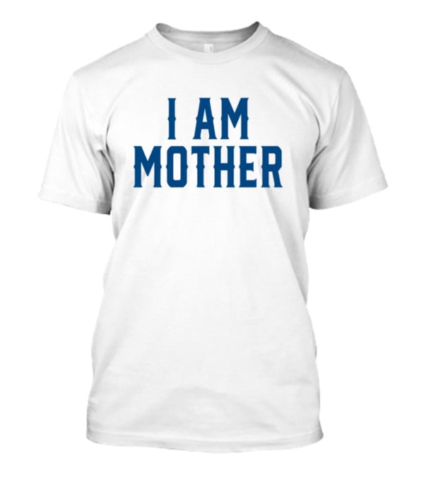 Kesha I Am Mother Blue Block Lettering T-Shirt