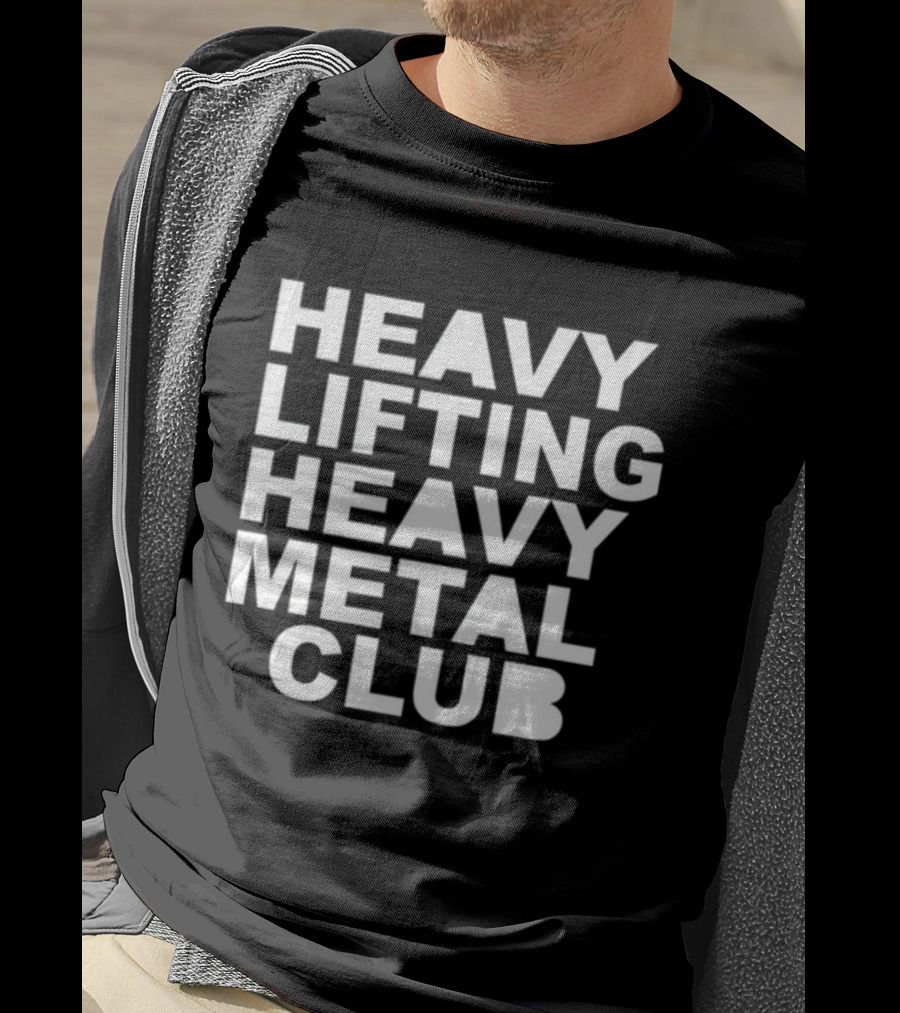 Action Bronson Heavy Lifting Heavy Metal Club Large T-Shirt