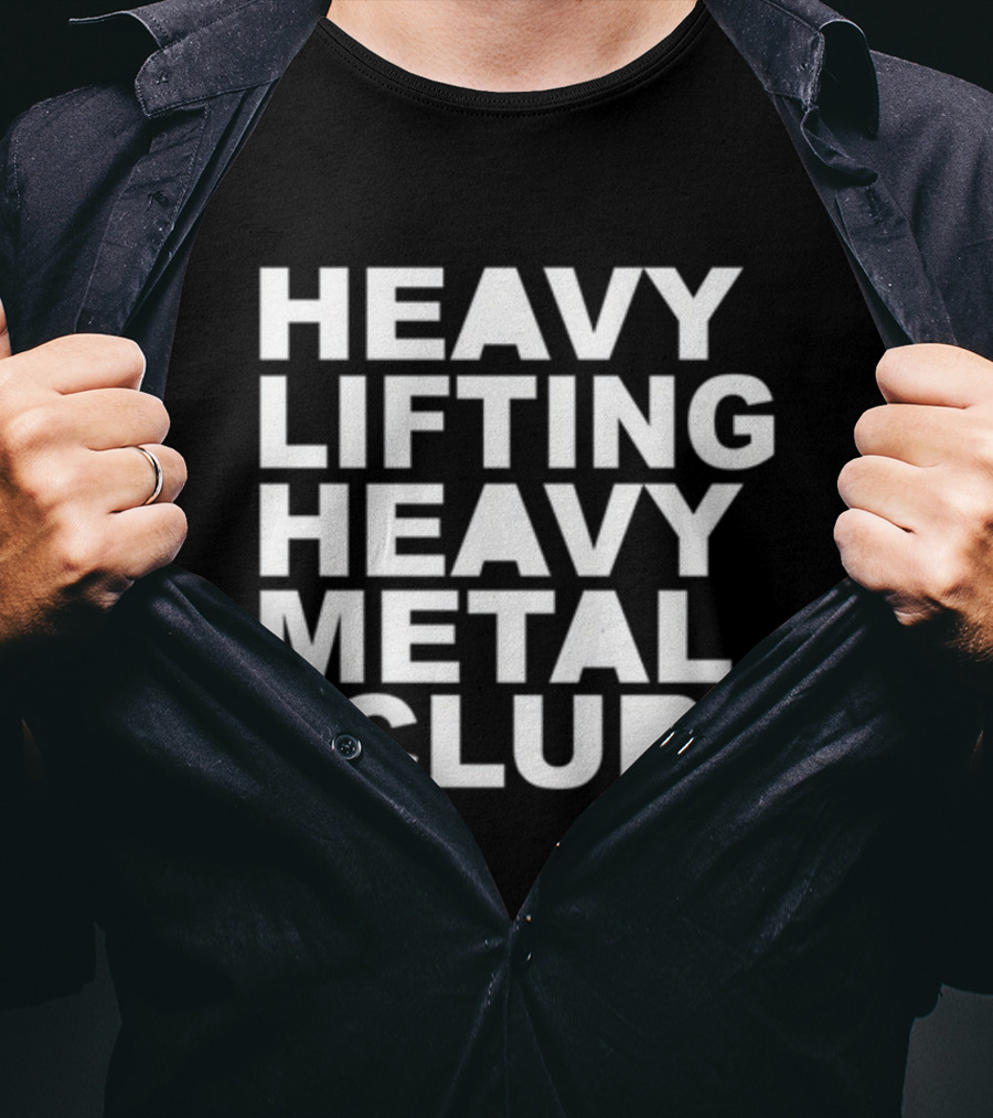 Action Bronson Heavy Lifting Heavy Metal Club Large T-Shirt