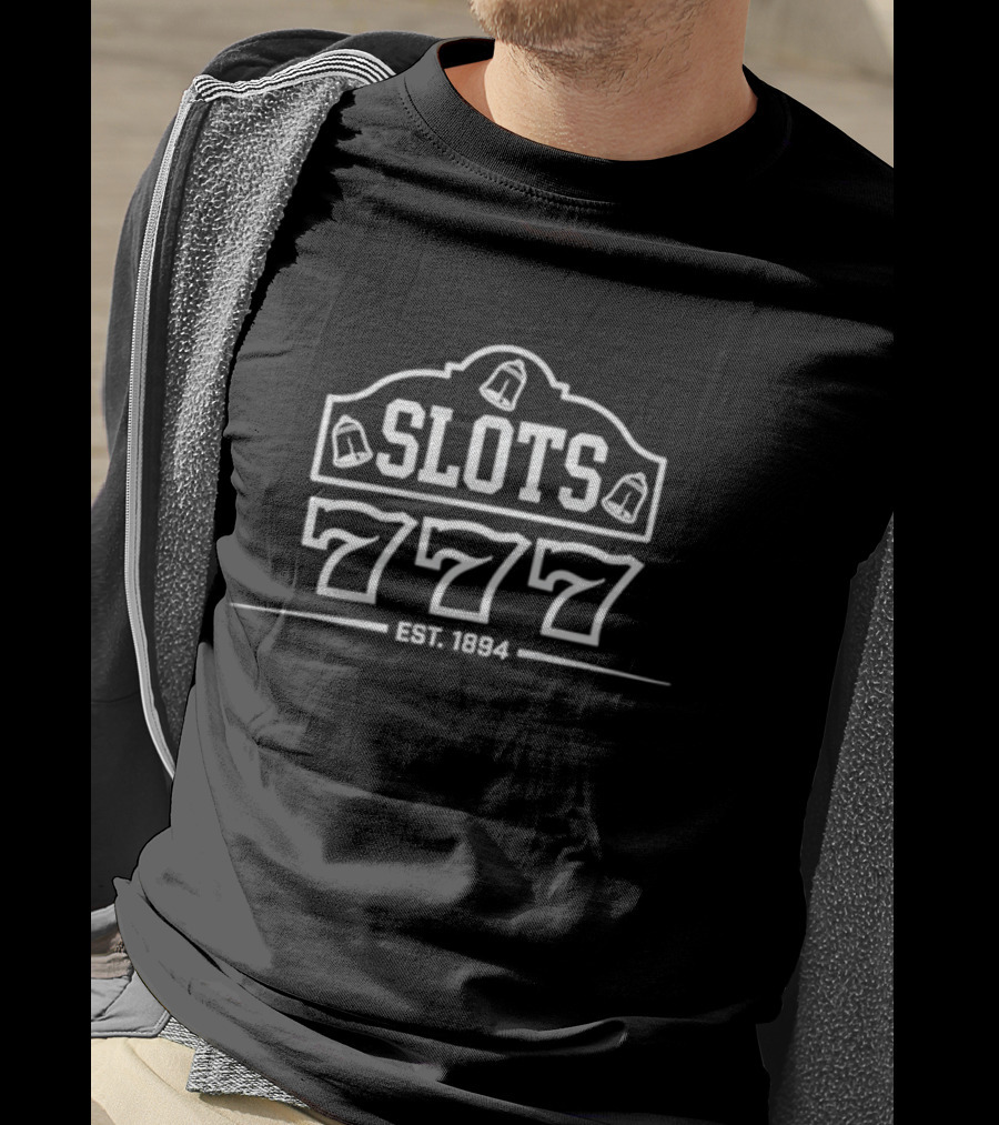 VegasMatt Shop Slots 777 Est 1894 Casino Jackpot Bells T-Shirt