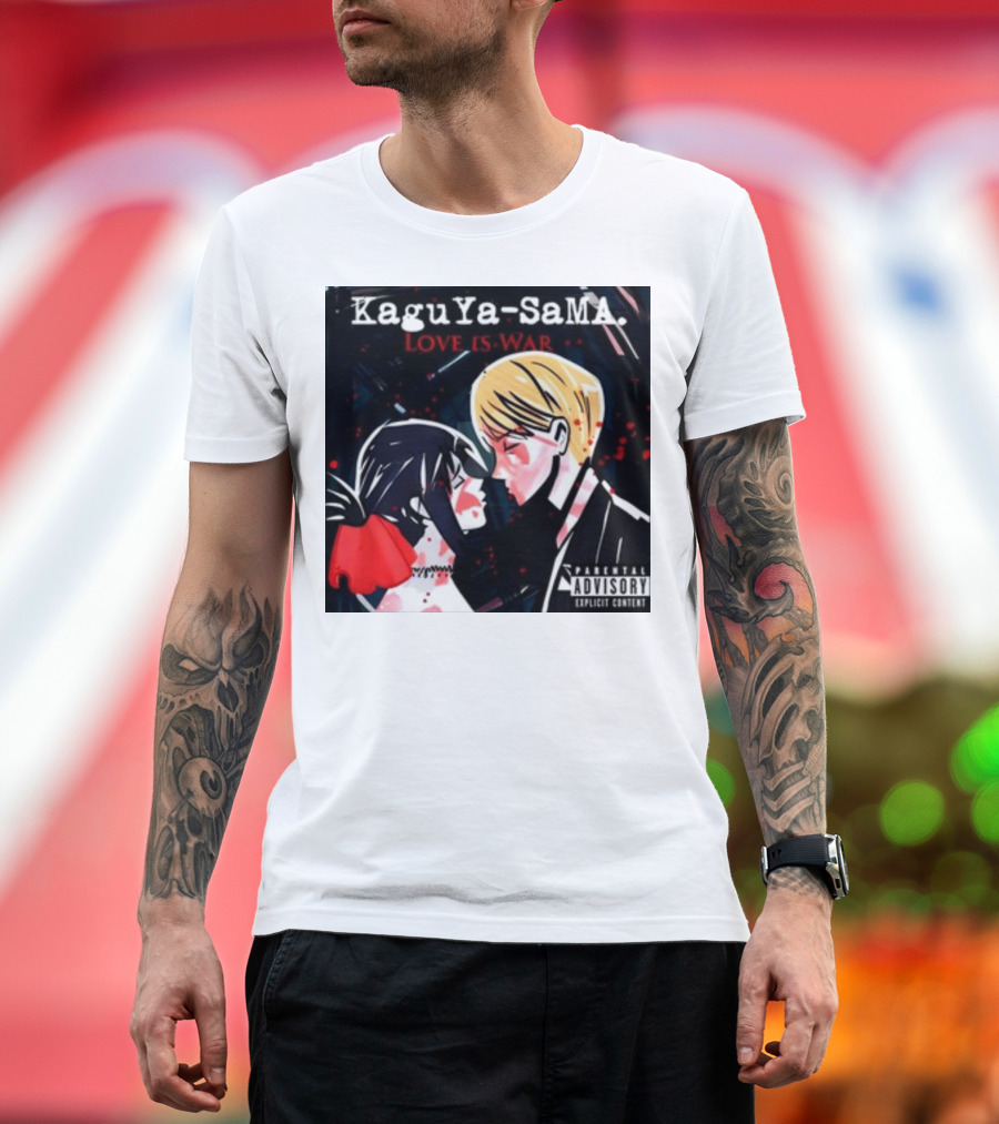 Kaguya-Sama Love Is War Explicit Content Parental Advisory T-Shirt