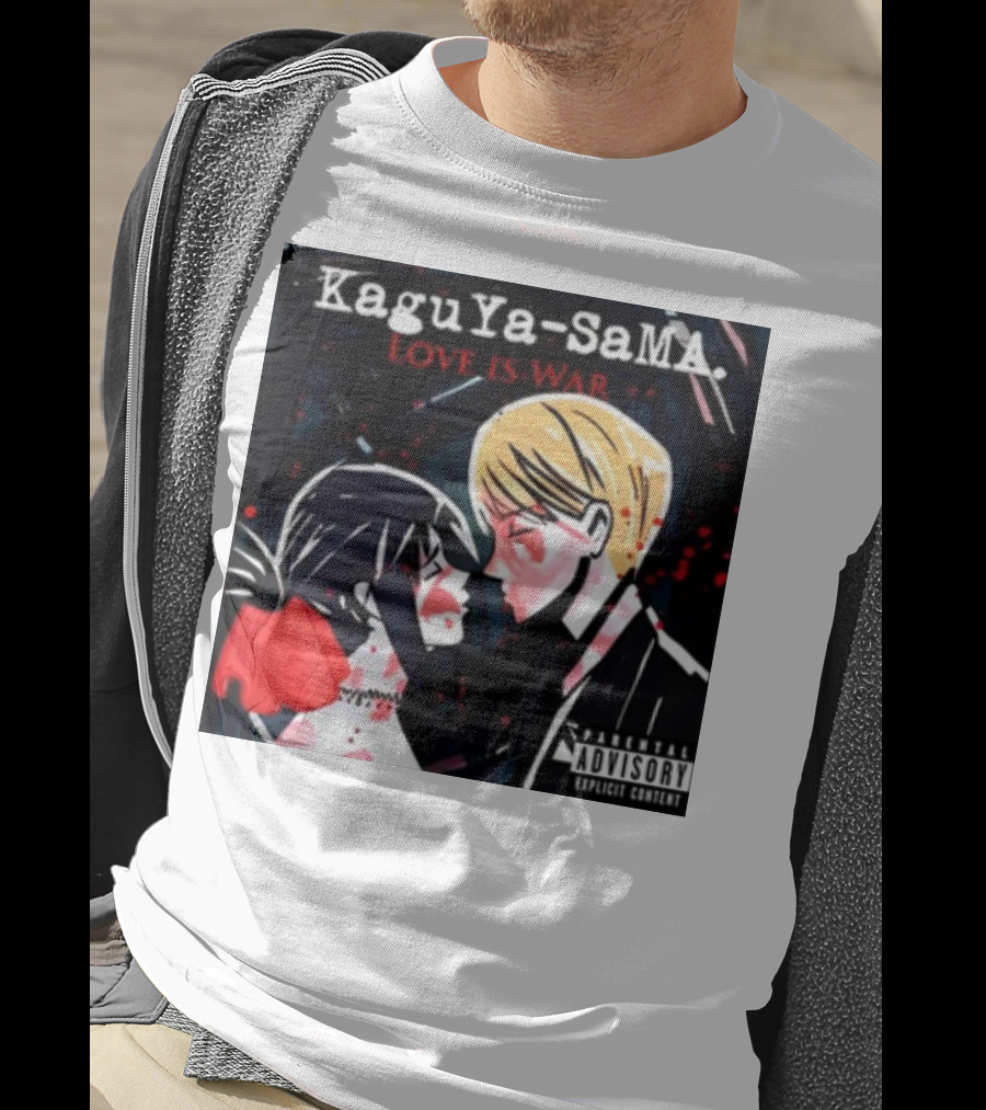 Kaguya-Sama Love Is War Explicit Content Parental Advisory T-Shirt