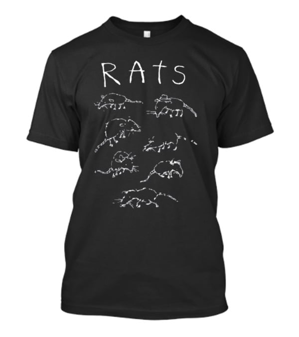 Rats Sketch Collection Of Quirky T-Shirt