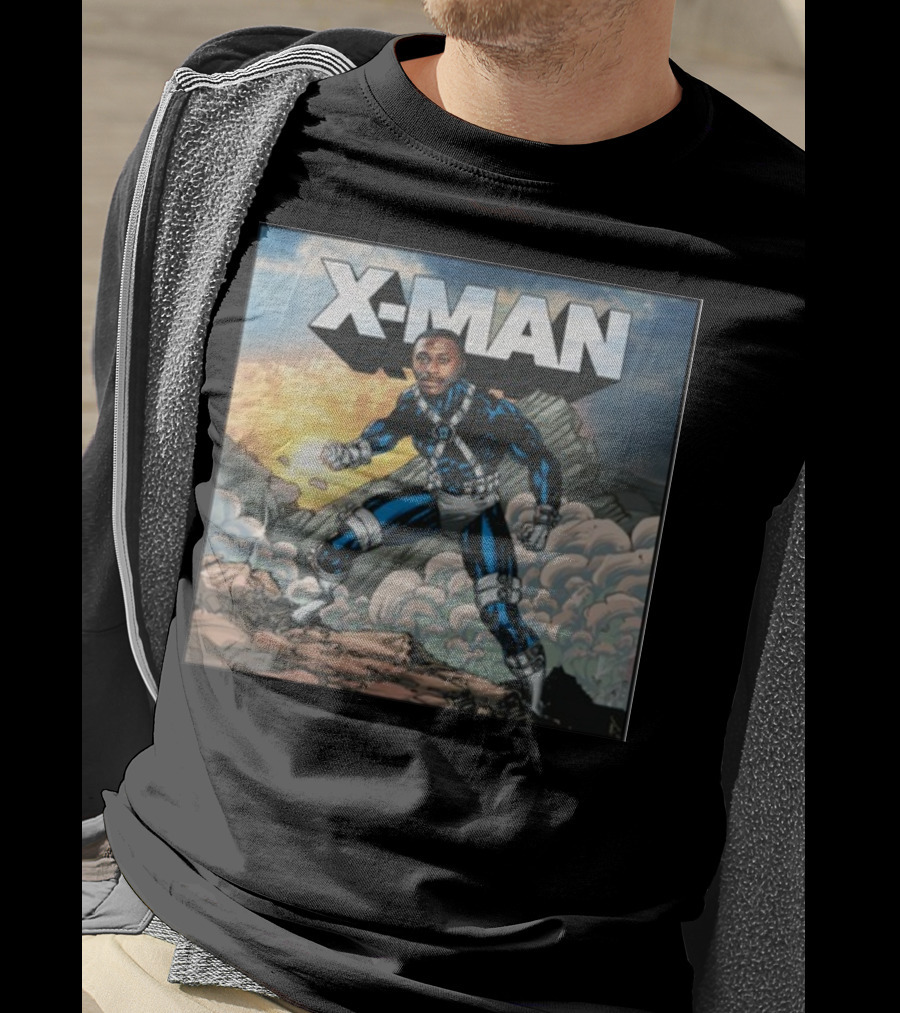 X-Man Carolina Panthers Xavier Legette Comic T-Shirt