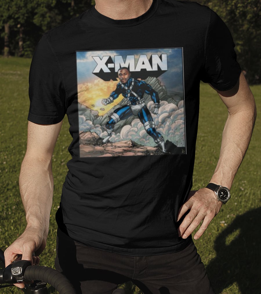 X-Man Carolina Panthers Xavier Legette Comic T-Shirt