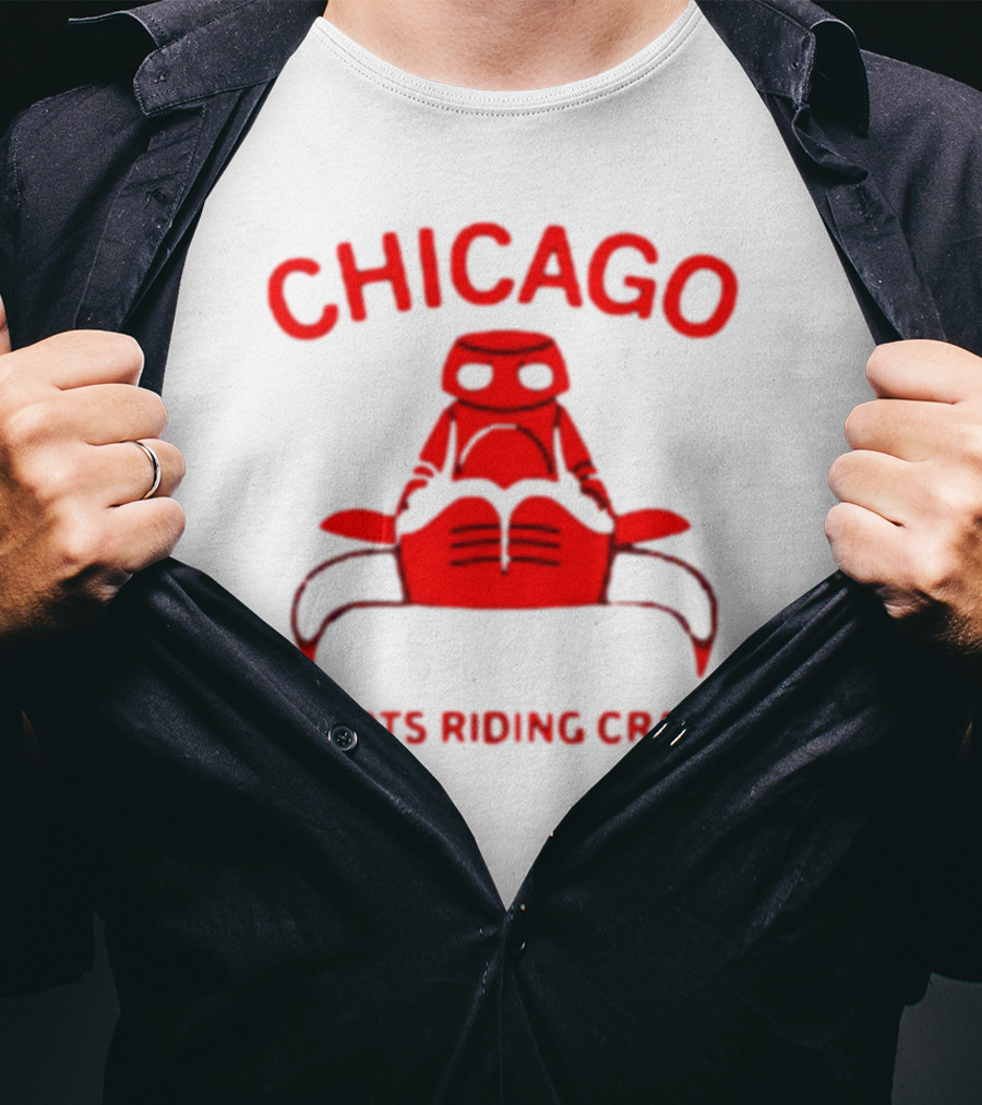Chicago Robots Riding Crabs T-Shirt