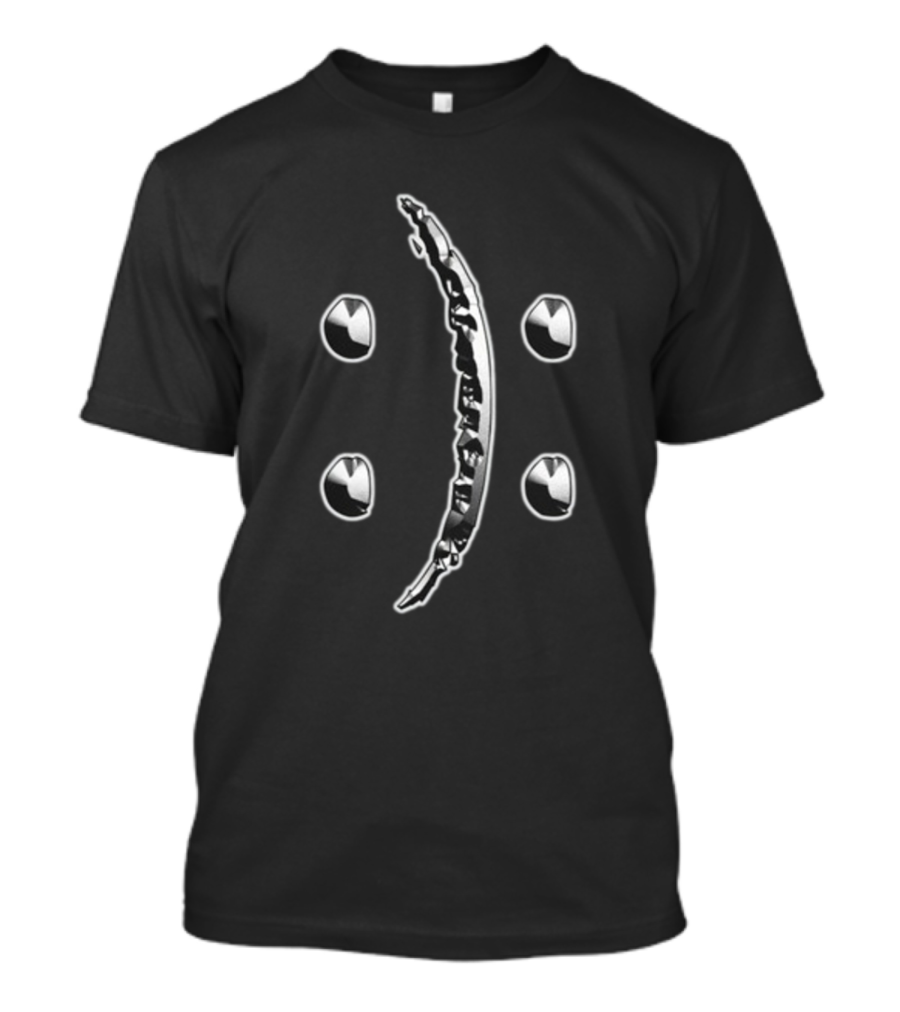 Fromjoy Seraph Abstract Silver T-Shirt